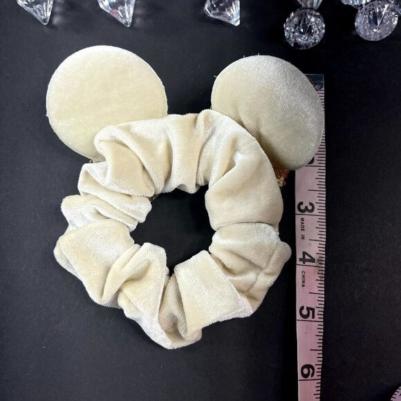 Minnie Mouse Ears Scrunchies Gold Sequins Hair Bow Hair Care Hair Accessories - Picture 6 of 8